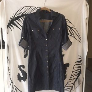 Express denim dress